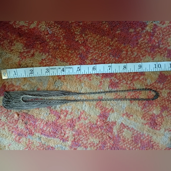 Vintage Elegant Silver Chain Necklace - Picture 5 of 5